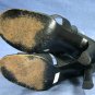 KENNETH COLE BLACK SATIN EVENING SANDALS SHOES 6 B
