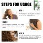 Curly hair Styling cream, moisturizing and smoothing formula enhances