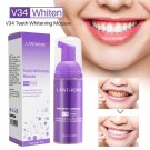 50ml V34 Mousse Toothpaste Teeth Whitening Removing Yellow Teeth Cleaning