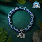 Classic Turkish Lucky Evil Eye Bracelets for Men Women Blue Evil Eye Palm Butterfly Pendant