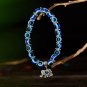 Classic Turkish Lucky Evil Eye Bracelets for Men Women Blue Evil Eye Palm Butterfly Pendant