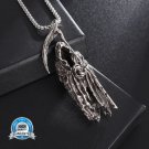 Gothic Vintage Reapee's Scythe Necklace Life Ghost Devil Pendant Men\