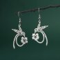 Hummingbird Stainless Steel Earrings Animal Exquisite Pendant