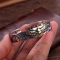 Punk Gold Color Eagle Animal Print Cuff Bracelet Men Cuff Bangles Male Charm