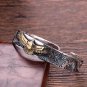 Punk Gold Color Eagle Animal Print Cuff Bracelet Men Cuff Bangles Male Charm