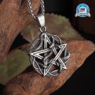 Jewelry Round Celtic Knot Necklace for Men Nordic Rune Amulet