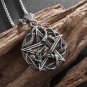 Jewelry Round Celtic Knot Necklace for Men Nordic Rune Amulet