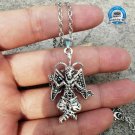 Baphomet Necklace-Occult Left Hand Path Seal of Baphomet Satanic