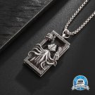 Vintage Cthulhu Mythos Octopus Sea Monster Pendant Necklace