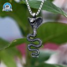 Cobra Snake Pendant Necklace Fashion Metal Chain Jewelry Man