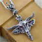Blood Red Gothic Inverted Cross Pendant Necklace Jewelry European