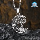 Retro Nordic Style Slavic Old Man Faith Pendant Necklace for Men High Quality