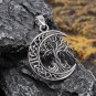 Retro Nordic Style Slavic Old Man Faith Pendant Necklace for Men High Quality