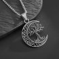 Retro Nordic Style Slavic Old Man Faith Pendant Necklace for Men High Quality