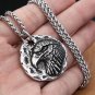 New Vintage Domineering Eagle Head Pendant Necklaces 316L Stainless Steel