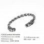 Norse Viking Wolf Head Bracelet Stainless Steel Opening Adjustable