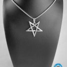 Pentacle Necklace Gothic Pentagram Pendant Occult Amulet Witchcraft