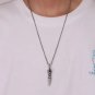Retro Buddhist Exorcist Vajra Pendant Necklace Fashion Religious Good Luck