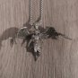 Personality Delicate Mythical Character Lucifer Black Winged Angel Pendant Necklace