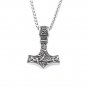 Vintage Classic Vikings Thor Mjolnir Hammer Pendant Necklace Men