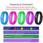 Smart Bracelet Waterproof Smart Clock Smartband With Body Temperature Monitor