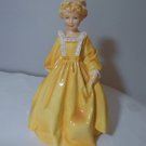 # 3081 Royal Worcester Freda Doughty Grandmothers Bright Yellow Dress Figurine  #tltm02