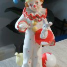 Lefton Boy Clown Magician Figurine Rabbit in the Hat #05323 dated 1985  tltt22