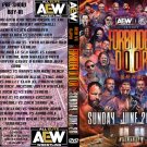 Aew forbidden door 2022 with zero hour w/dvd case dvd