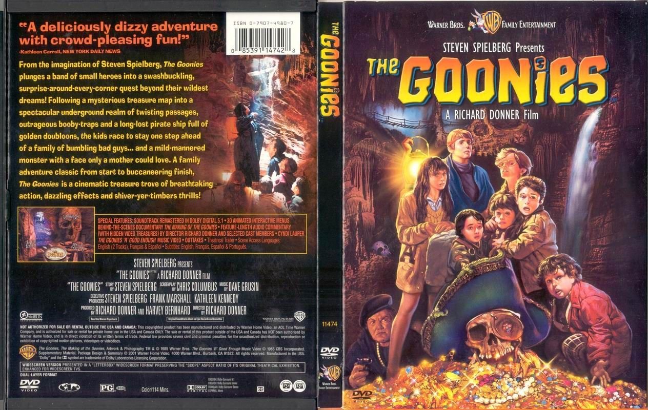 The goonies with bonus features w/dvd case dvd