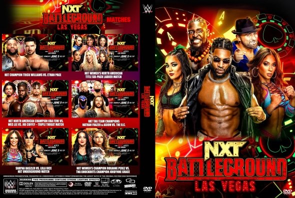 Nxt battleground 2024 with countdown w/dvd case dvd