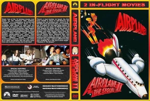 Airplane 1 & 2 w/dvd case dvd