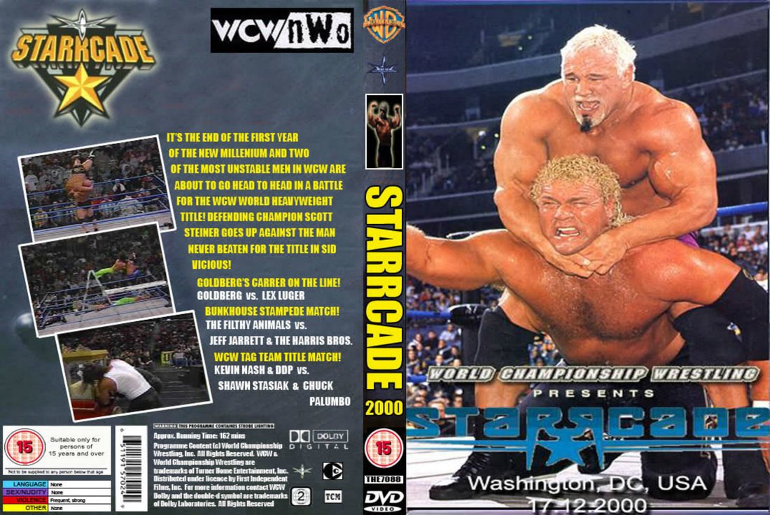 Wcw starrcade 2000 with countdown w/dvd case dvd