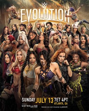 Wwe evolution 2025 with countdown w/dvd sleeve 2 disc dvd