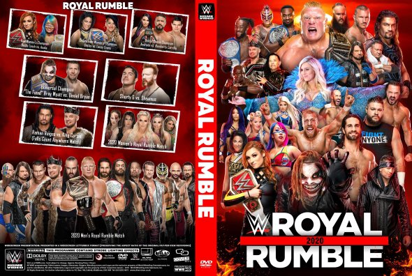 Wwe royal rumble 2020 with countdown w/dvd case dvd