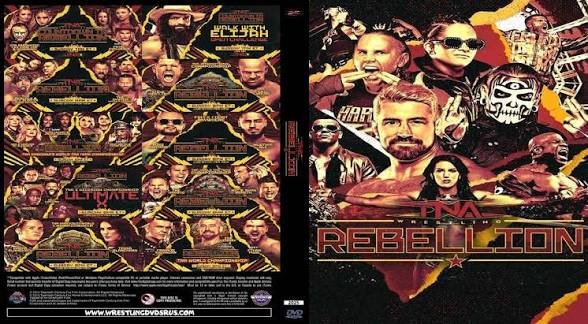 Tna rebellion 2025 with countdown w/dvd case dvd