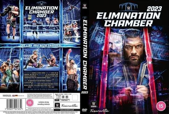 Wwe elimination chamber 2023 with countdown w/dvd case dvd