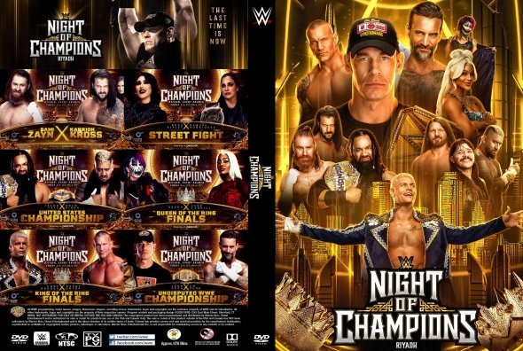 Wwe night of champions 2025 with countdown w/dvd case 2 disc dvd