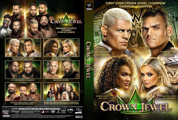Wwe crown jewel 2024 with countdown w/dvd case dvd