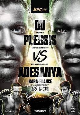 Ufc 305:du plessis vs adesanya with countdown w/dvd sleeve dvd