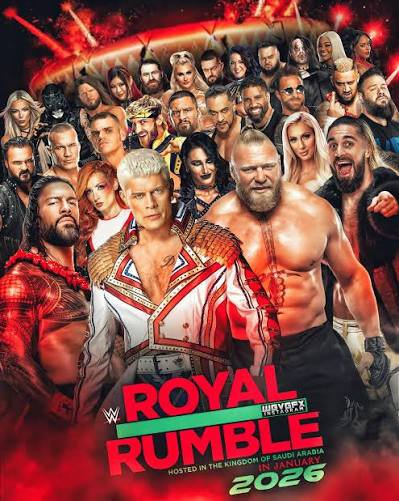 Wwe royal rumble 2026 with countdown w/dvd sleeve 3 disc dvd