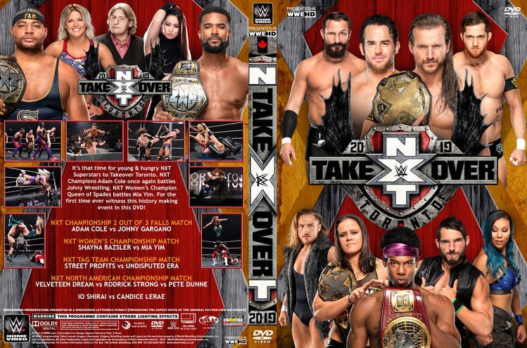 Nxt takeover:toronto 2019 with countdown w/dvd case dvd