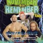 Ecw november to remember 1998/ecw guilty as charged 1999/- w/dvd sleeve dvd