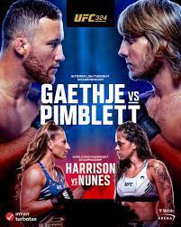 Ufc 324:gaethje vs pimblett with countdown w/dvd sleeve dvd