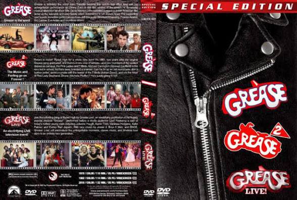 Grease 1 & 2/grease live! w/dvd case dvd