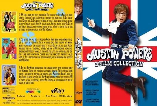 Austin powers 1 to 3 w/dvd case dvd