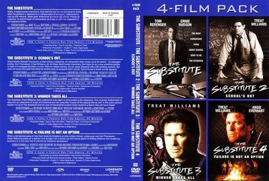 The substitute 1 to 4 w/dvd case dvd