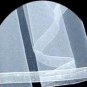 Organza Ribbon Edge 2 Tier Waist Length Veil