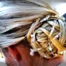 Swarovski Crystal, Pearl & Seed Bead  Hair Strand