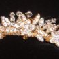Paige Petite Crystal & Gold Tiara Comb