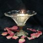 Victorian Silver & Crystal Pedestal Bowl